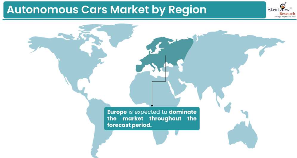 Autonomous Cars Market by Region